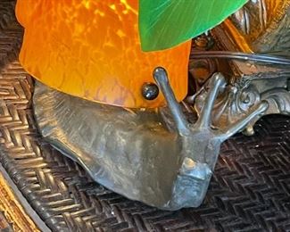 Cast Snail Shell Lamp