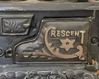 Antique Cast Iron CRESCENT Toy Stove