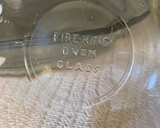 Vintage FIRE KING Philbe Saphire Blue Oven Ware