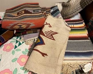 Handmade Mexican Blankets / Rugs