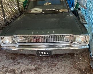 1967 Dodge Dart, Available for presale, $14,500 or best offer.  There's less than 14K original miles, one family owned.
