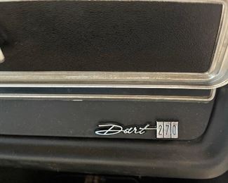 1967 Dodge Dart, Available for presale, $14,500 or best offer.  There's less than 14K original miles, one family owned.