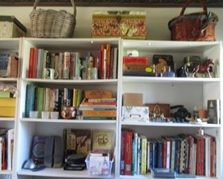 Books, baskets & small items