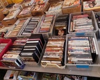 DVDs, CDs