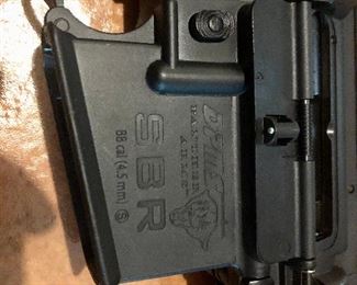 BB gun rifle 4.5mm close-up (short-barrel rifle)