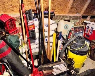 Sports equipment and wet/dry vac