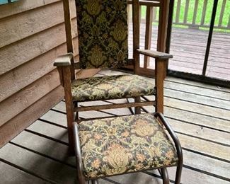 Rocker and ottoman