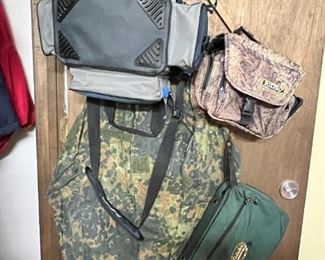 Sports bags and vest