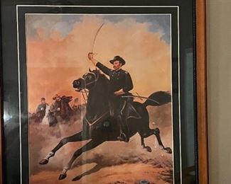 General Sherman Print---Framed and matted 