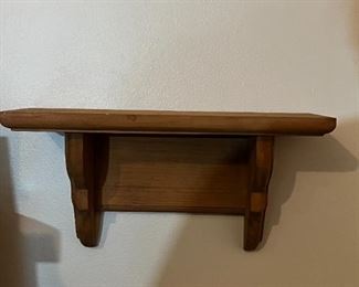 Small wood shelf