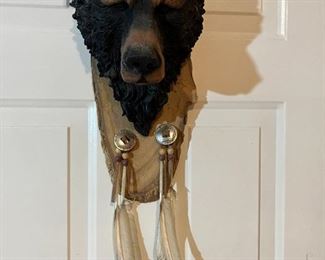 Artificial Bear wall hanging