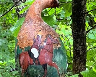 Painted gourde 