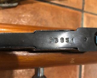 Mosin–Nagant rifle (7.62x54R) 2nd (2 of 2 rifles) (bottom view)