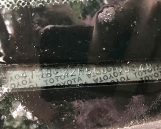 2006 Toyota Camry VIN