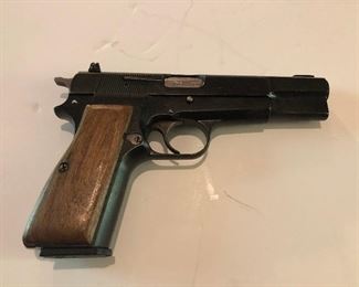 Browning Arms 9mm handgun (right view)