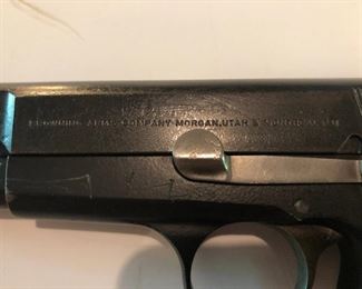 Browning Arms 9mm handgun (close-up)