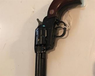 Ruger .22 Cal Single Six revolver left side