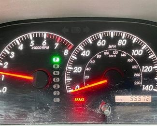 2006 Toyota Camry odometer