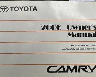 2006 Toyota Camty Owners Manual