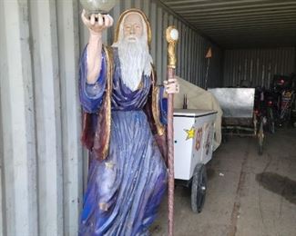 6' tall, crystal ball lights