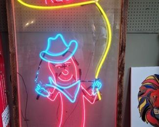 6' tall Hot Dog Neon Light!