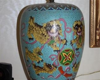 PAIR OF WONDERFUL CLOISINE JARS