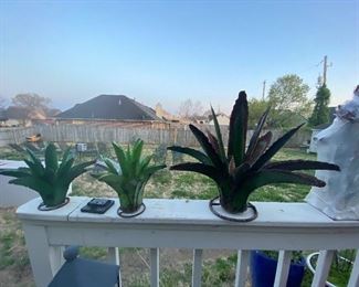 Metal Agave  Large $75; Med $55 and Small $35