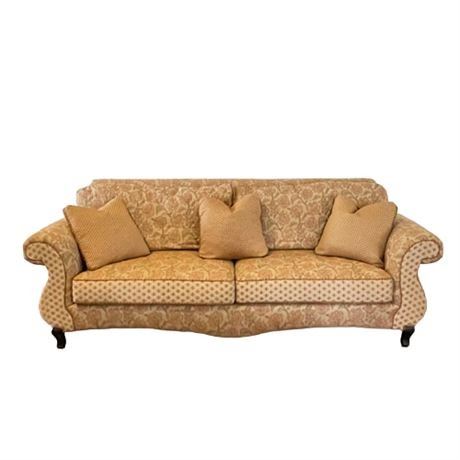 Lot 009
Arhaus Furniture Roll Arm Multi Fabric Sofa