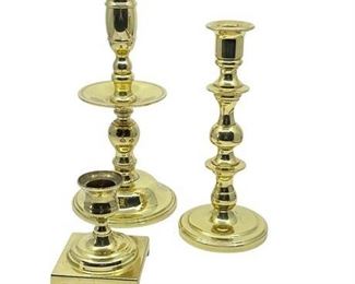 Lot 058
Baldwin Brass Candlestick Collection