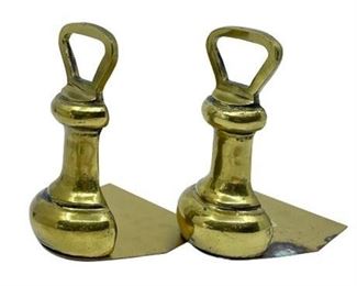 Lot 082
Mid Century Brass Victorian Weight Bookends