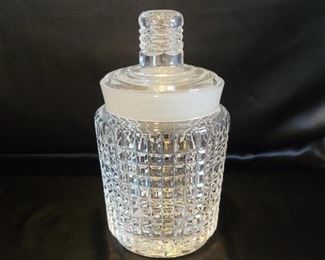 Waterford Crystal Lidded Biscuit Jar, Ireland