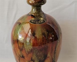Dryden Origial Wheel Thrown Pottery 10in Vase