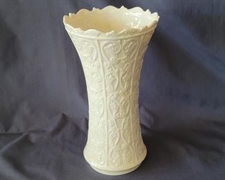 Large Lenox Ivory Porcelain 11in Vase