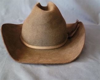 Resistol Brown Felt Western Cowboy Hat, Size 7