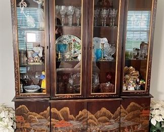 Ecker Shane Chinoiserie China Cabinet
