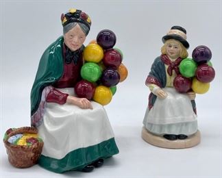 2 Royal Doulton "Balloon" Figurines
