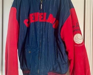 Men's Cleveland Indians Vintage "Cooperstown Collection" Baseball Jacket