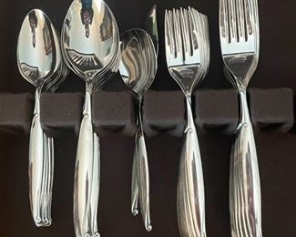 76 Piece Stainless "Community" Flatware Set