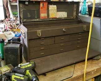 neat old toolbox