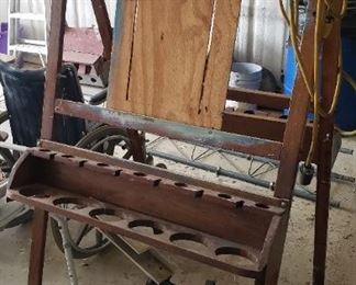 nice old art easel