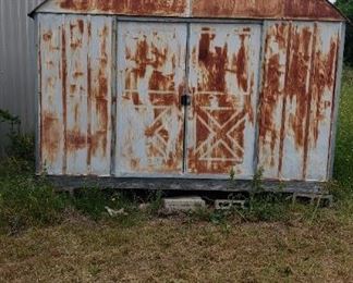 the shed is full too