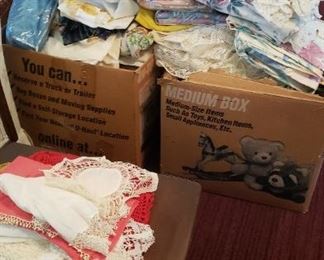 hundreds of curtain panels