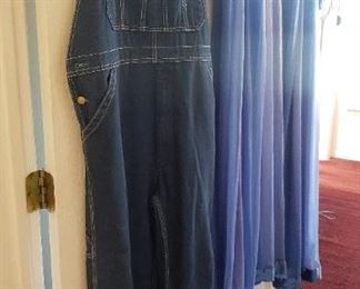 overalls, 3 pair