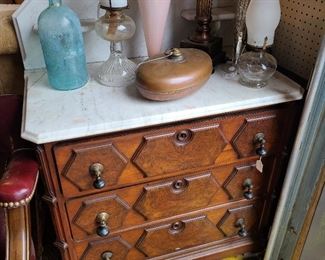 marble top antique dresser 50off