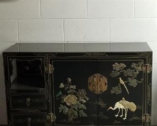 Another Oriental lacquer ware and Mother Of Pearl chest