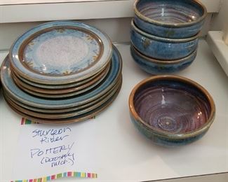Sturgeon River Pottery dinnerware