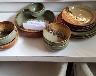 Sturgeon River Pottery dinnerware