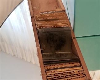 Glass plate positive slides