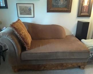 Laura Ashley Victorian style wide chaise with pillow