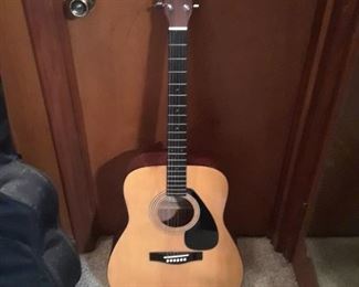 Yamaha guitar and case